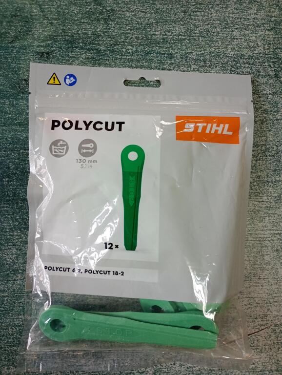 Komplet nożyków z tworzywa do PolyCut 6-2 i 18-2